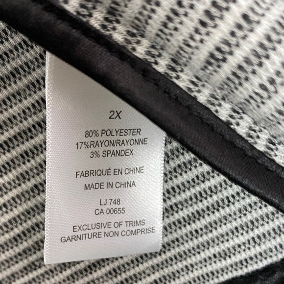 Penningtons 80s Open Front Jacket Black & Gray - Picture 6 of 10